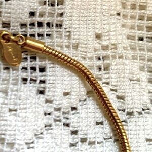 Vtg Monet snake chain necklace